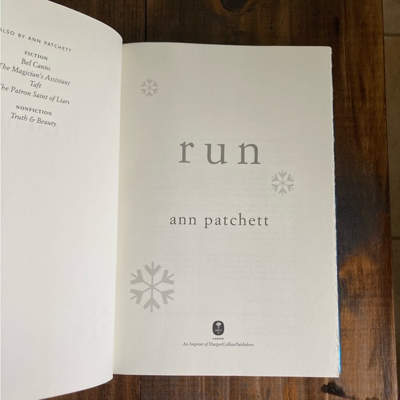 First Edition - Run by Ann Patchett - 2007 Hardcover - Excellent Book! - Picture 10 of 10